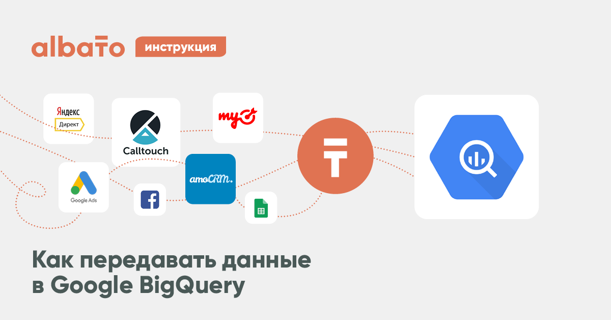 Передача данных в Google BigQuery