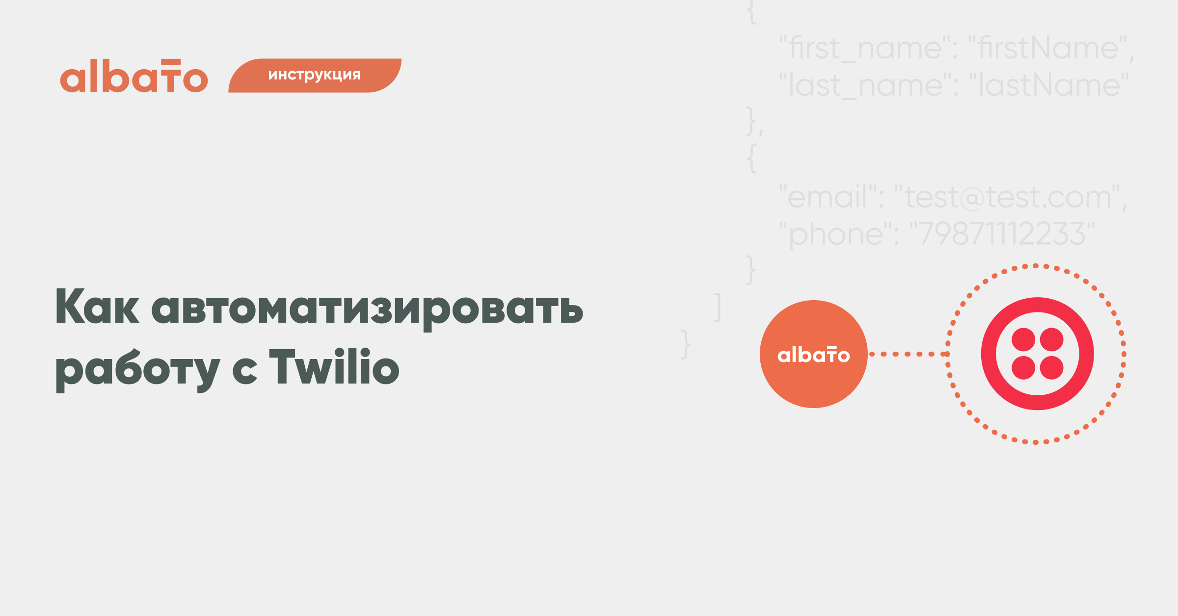 Как автоматизировать работу с Twilio | Albato